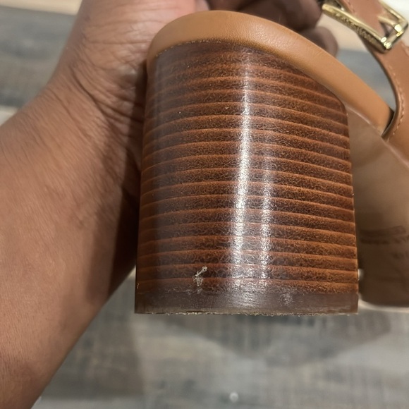 Cole Haan Women's Jamie Sandal Brown Sz 7 1/2 B Side Buckle Summer Casual Chic - Picture 12 of 12